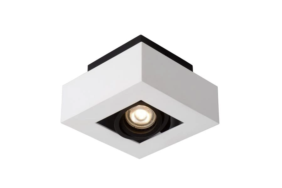 Lucide XIRAX - Plafondspot - LED Dim to warm - GU10 - 1x5W 2200K/3000K - Wit - detail 2
